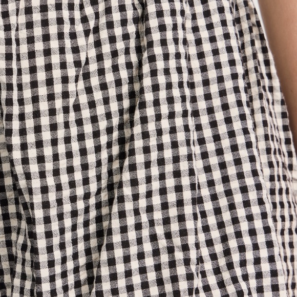 Sold out Posse Aurelia short in gingham black/cream - Picture 5 of 8